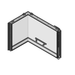 Dveře topeniště KV IMPRESSION R 3g L 63.51.38.16  